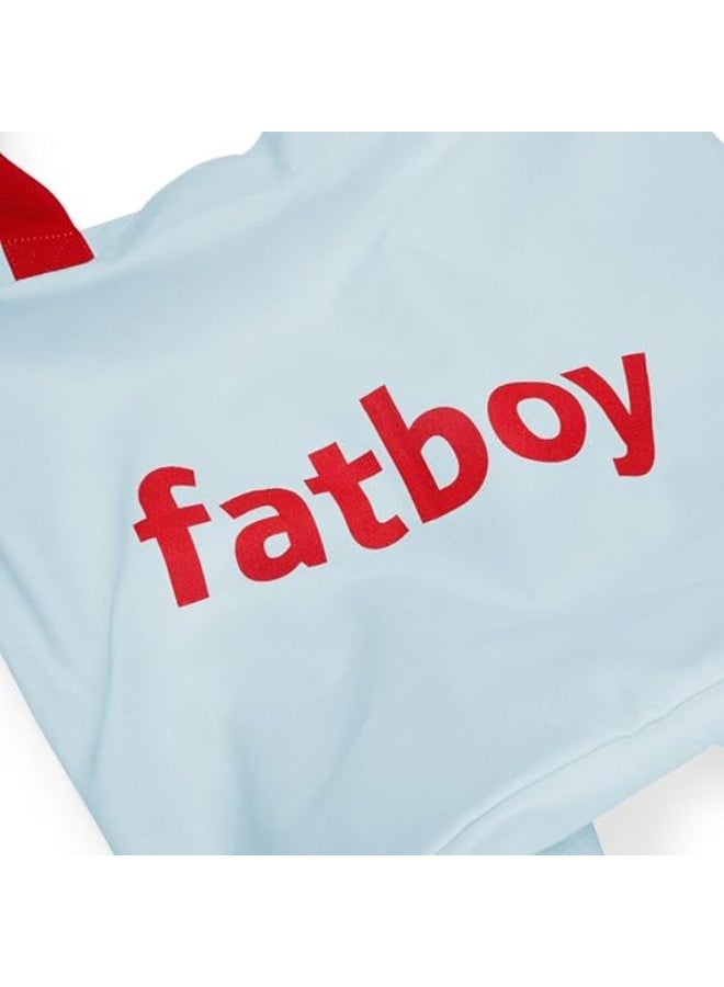 Fatboy حقيبة فات بوي باجي - حقيبة قطنية كبيرة متينة (أزرق فاتح، 61 × 55 سم) | حقيبة تسوق، سفر وتخزين متينة - Image 5